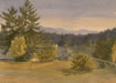 Saltspring [Island, Showing View from Lawn]
