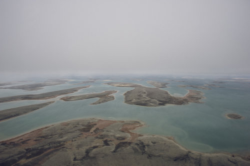 Small islands while travelling to the HMS Erebus wreck site