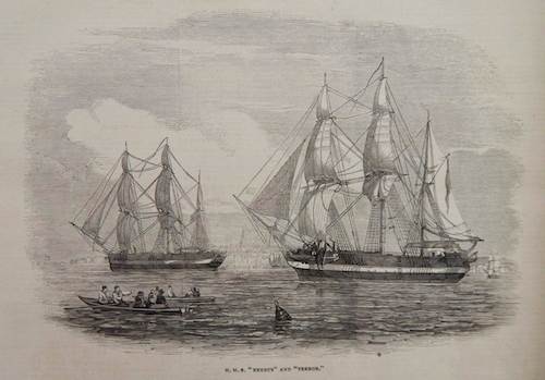 , "Departure Of HMS 'Erebus' and 'Terror.'"
