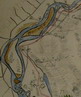 Dtail de la carte de Waddington, Slough, campement